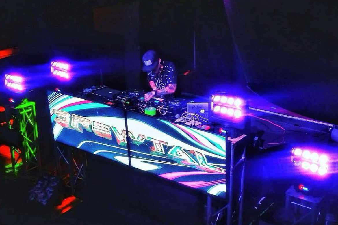 Live DJ Performance Stage